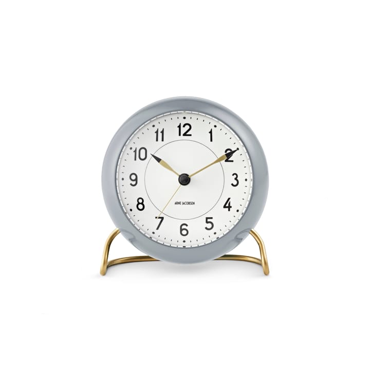 AJ 스테이션 아르네야콥센 탁상 시계 12 cm - gray-white - Arne Jacobsen | 아르네야콥센 시계