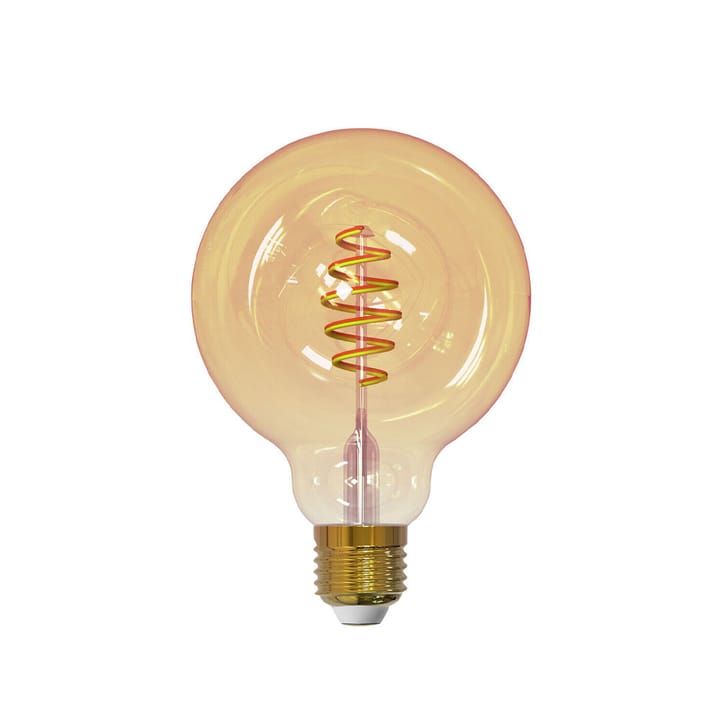 아이람 스마트홈 필라멘트 LED-글로브 전구 - Amber, 95mm, spiral e27, 6w - Airam | 아이람