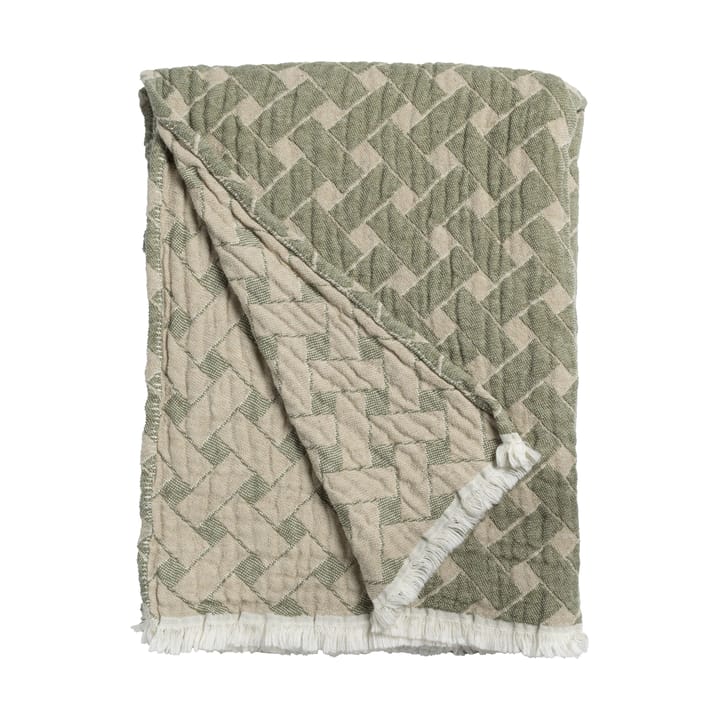 바스켓 스로우 170x120 cm - Green-beige - Almedahls | 알메달스