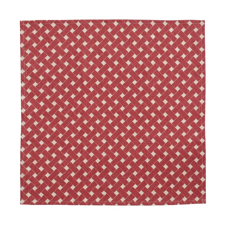 바구니 냅킨 45x45cm 2팩 - Red - Almedahls | 알메달스