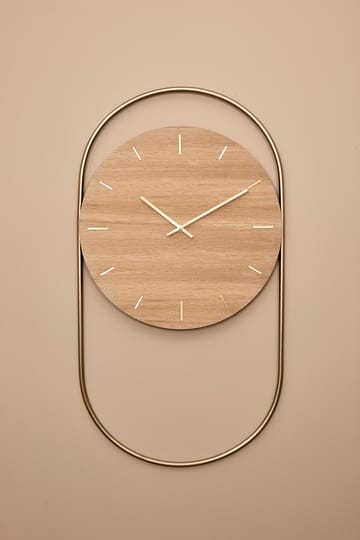 A-wall 벽 시계 41x76 cm - Oak-brass - Andersen Furniture | 안데르센 퍼니처