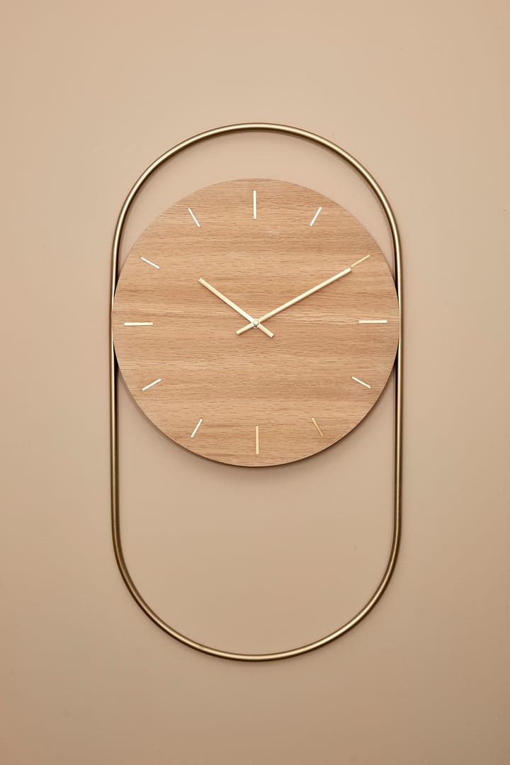 A-wall 벽 시계 41x76 cm, Oak-brass Andersen Furniture | 안데르센 퍼니처