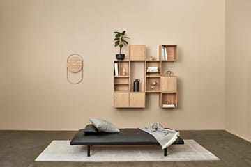 A-wall 벽 시계 41x76 cm - Oak-brass - Andersen Furniture | 안데르센 퍼니처