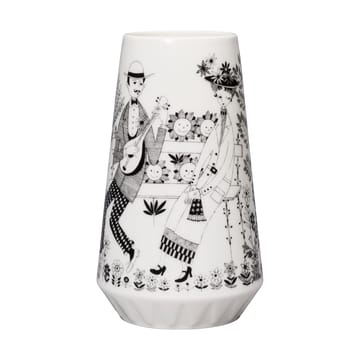 에밀리아 화병 19 cm - Black-white - Arabia | 아라비아핀란드