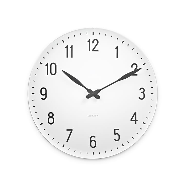 아르네야콥센 스테이션 벽시계 XL - White, 48 cm - Arne Jacobsen | 아르네야콥센 시계