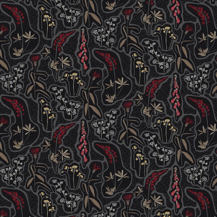 플로렌스 오일클로스 - black-red - Arvidssons Textil | 아르빗손 텍스타일