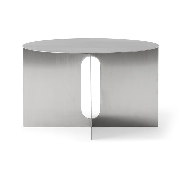 안드로자인 사이드 테이블 Ø63 cm - Brushed steel - Audo Copenhagen | 오도 코펜하겐