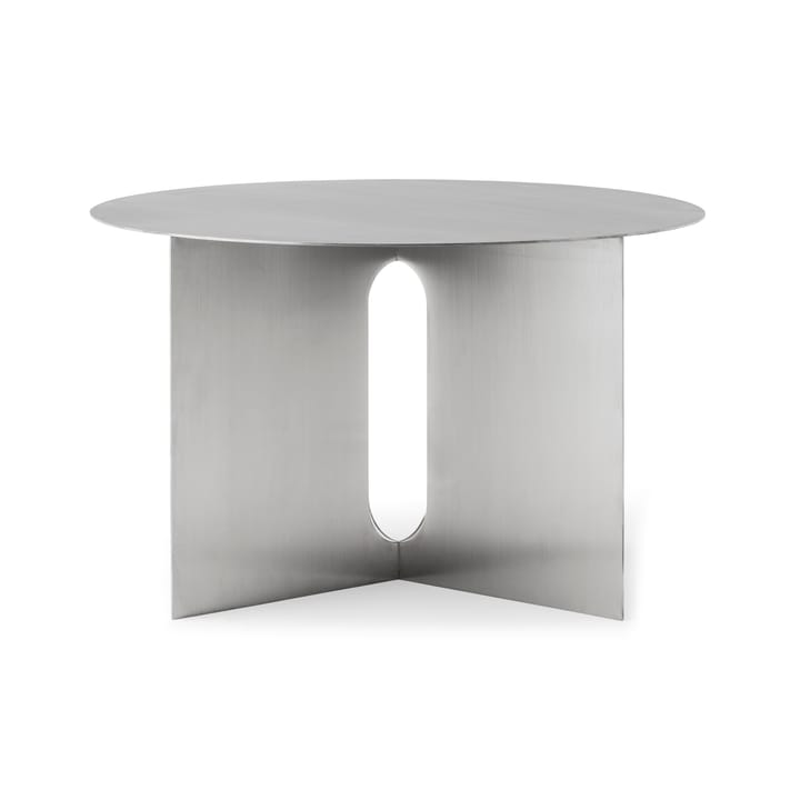 안드로자인 사이드 테이블 Ø63 cm, Brushed steel Audo Copenhagen | 오도 코펜하겐