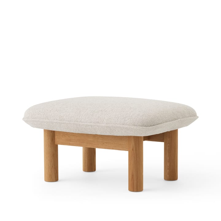 브라실리아 풋스툴, Fabric moss 011 grey, oak legs Audo Copenhagen | 오도 코펜하겐