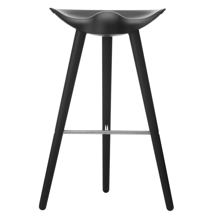 ML42 바 스툴 77 cm - Black stained beech-steel - Audo Copenhagen | 오도 코펜하겐