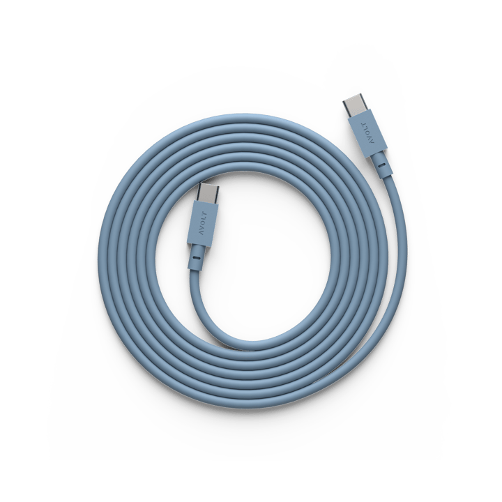 케이블 원 USB-C to USB-C 충전선 2 m - Shark blue - Avolt | 아볼트