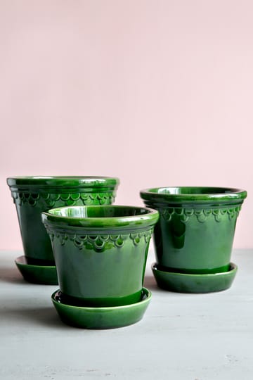 코펜하겐 유광 토분 18 cm - Green - Bergs Potter | 베르그 포터