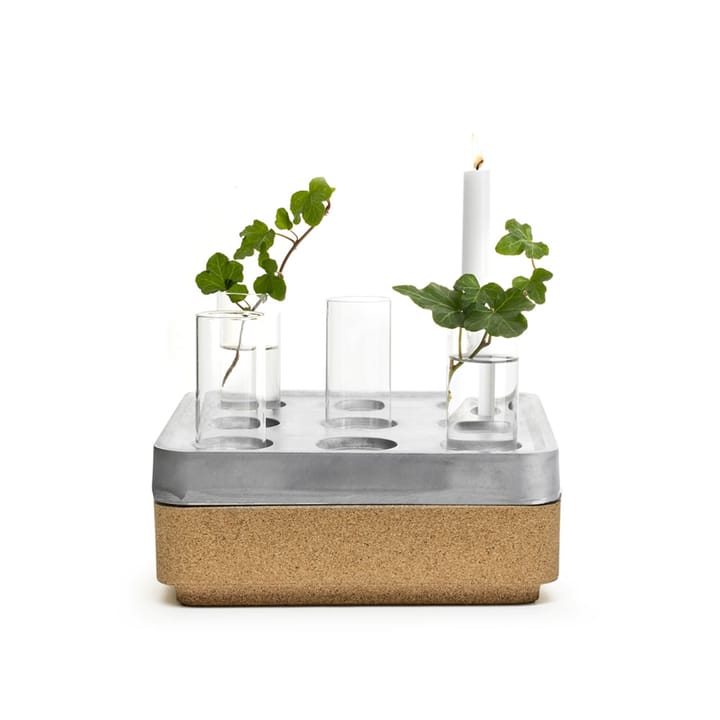 스텀파스타켄 스몰 선물 세트 - Aluminum. Cork bowl nature. 4-pack vases. matches - Born In Sweden | 본인스웨덴