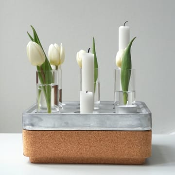 스텀파스타켄 스몰 선물 세트 - Aluminum. Cork bowl nature. 4-pack vases. matches - Born In Sweden | 본인스웨덴