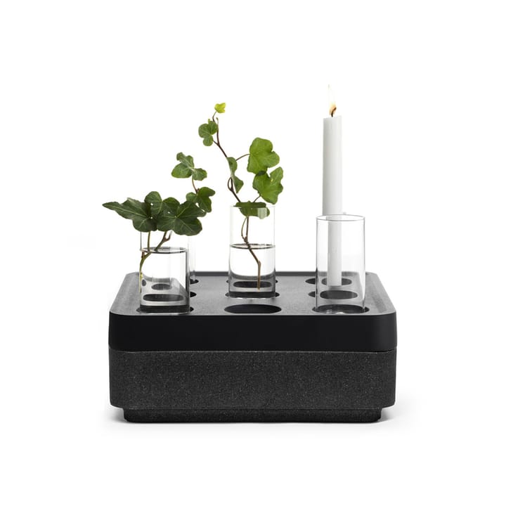 스텀파스타켄 스몰 선물 세트 - Black. corkbowl black. 4-pack vases. matches - Born In Sweden | 본인스웨덴