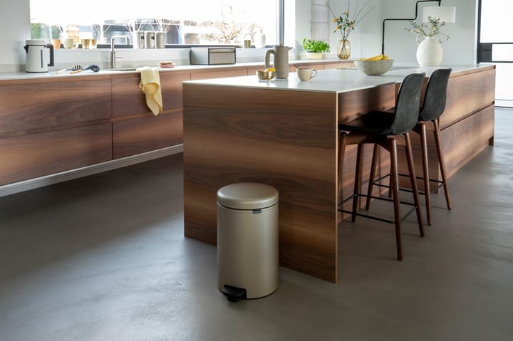 뉴 아이콘 페달 빈 휴지통 20 리터 - Metallic Gold - Brabantia | 브라반티아