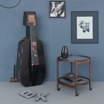 볼링 트레이 테이블 모델 50 - Base, black lacquered oak stand - Brdr. Krüger | 브라더 크루거