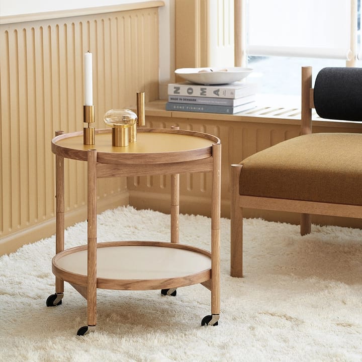 볼링 트레이 테이블 모델 50, Base, oiled beech stand Brdr. Krüger | 브라더 크루거