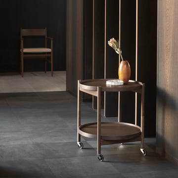 볼링 트레이 테이블 모델 50 - Clay, black lacquered oak stand - Brdr. Krüger | 브라더 크루거