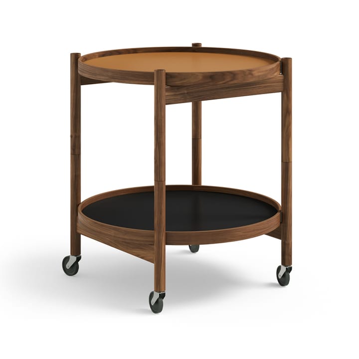 볼링 트레이 테이블 모델 50 - Clay, oiled walnut stand - Brdr. Krüger | 브라더 크루거