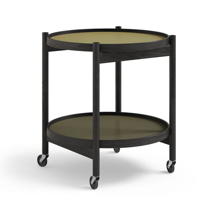 볼링 트레이 테이블 모델 50 - Leaf, black lacquered oak stand - Brdr. Krüger | 브라더 크루거