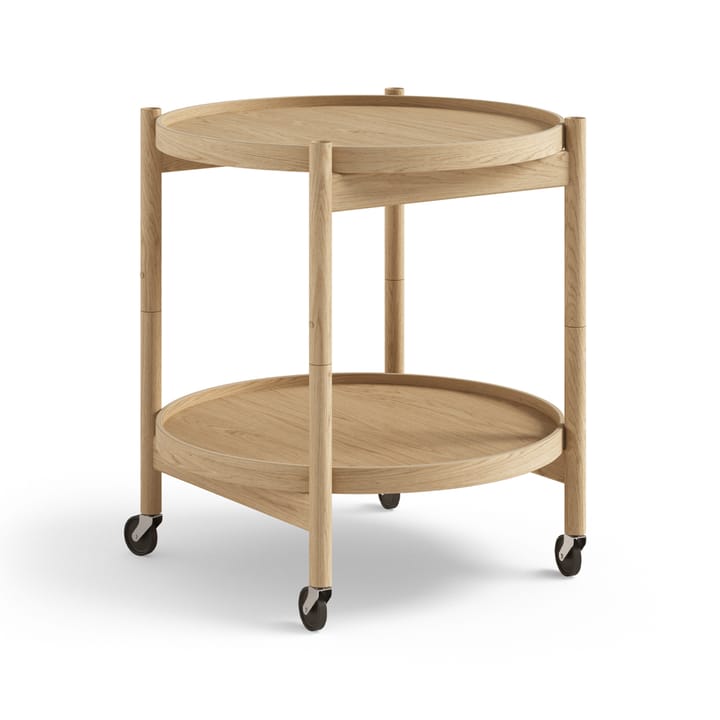 볼링 트레이 테이블 모델 50 - Oiled oak, oiled oak stand - Brdr. Krüger | 브라더 크루거