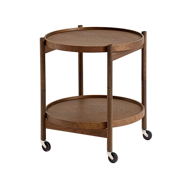 볼링 트레이 테이블 모델 50 - Smoke oak, smoke oiled oak stand - Brdr. Krüger | 브라더 크루거