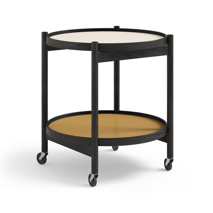 볼링 트레이 테이블 모델 50 - Sunny, black lacquered oak stand - Brdr. Krüger | 브라더 크루거