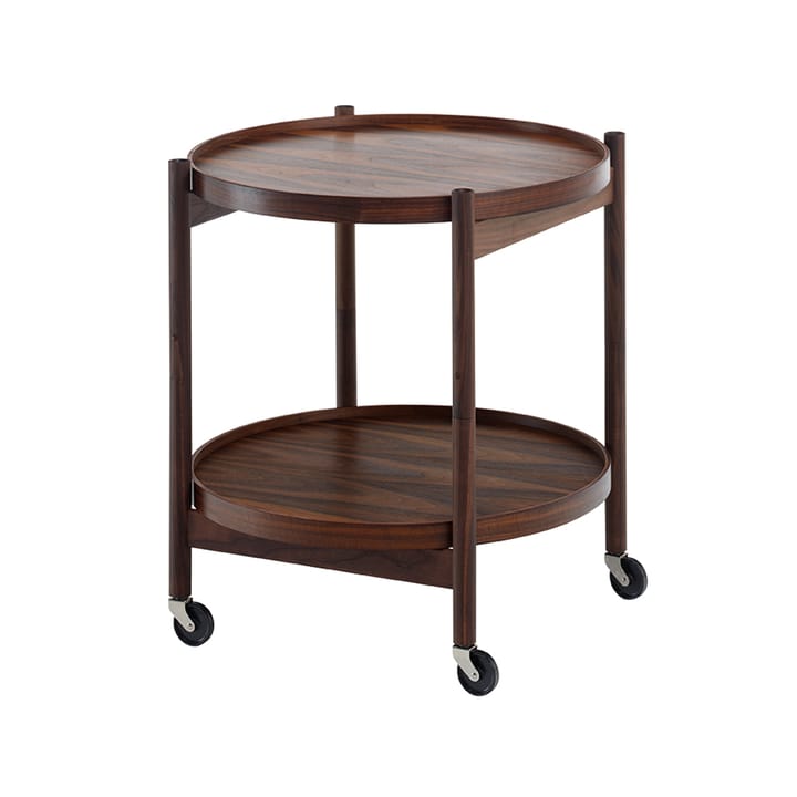 볼링 트레이 테이블 모델 50 - Walnut veneer, oiled walnut stand - Brdr. Krüger | 브라더 크루거