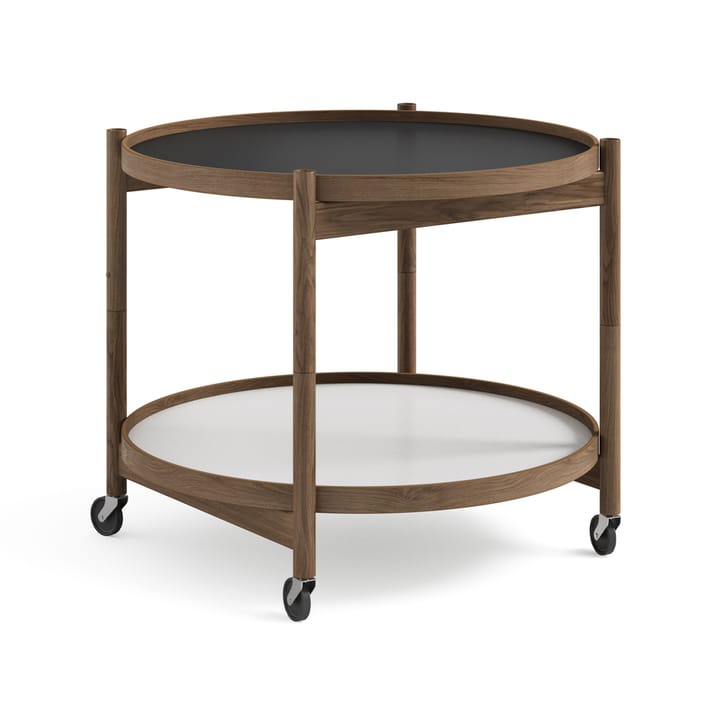 볼링 트레이 테이블 모델 60 - Base, smoke oiled oak stand - Brdr. Krüger | 브라더 크루거