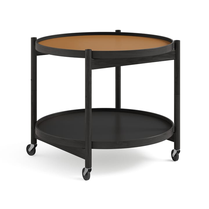 볼링 트레이 테이블 모델 60 - Clay, black lacquered oak stand - Brdr. Krüger | 브라더 크루거