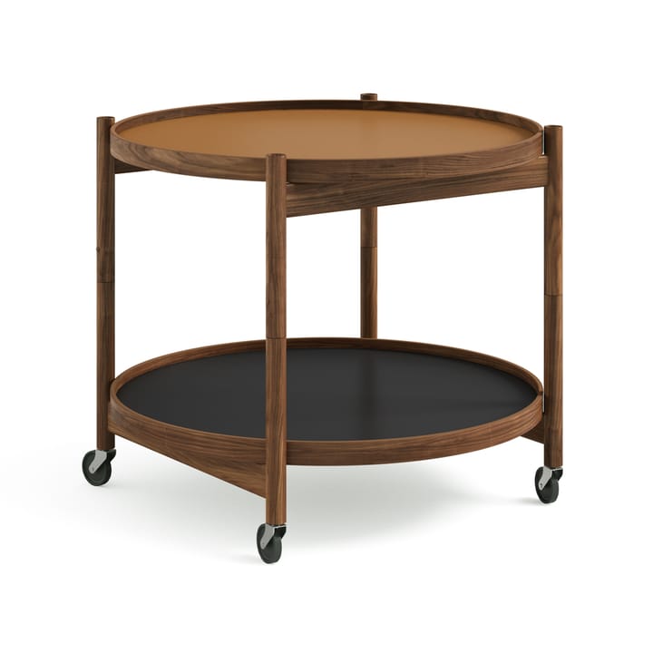 볼링 트레이 테이블 모델 60 - Clay, oiled walnut stand - Brdr. Krüger | 브라더 크루거