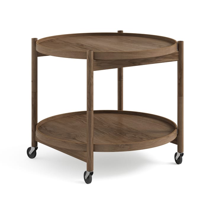 볼링 트레이 테이블 모델 60 - Smoke oak, smoke oiled oak stand - Brdr. Krüger | 브라더 크루거