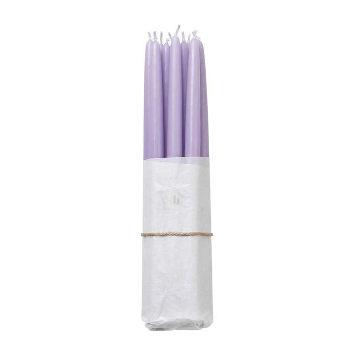 딥드 앤틱 캔들 10개 세트 - Orchid light purple - Broste Copenhagen | 브��로스테코펜하겐