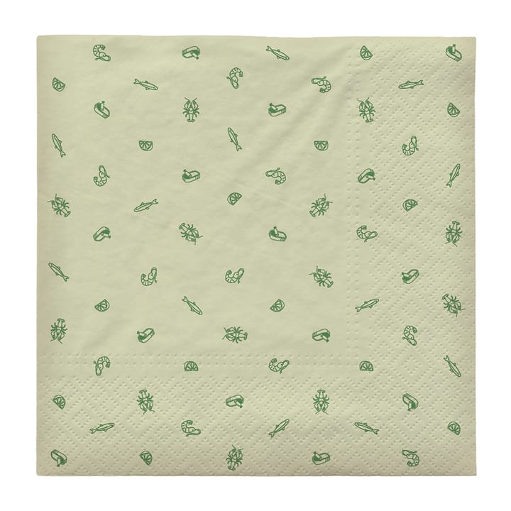 씨 냅킨 33x33 cm 20개 세트 - Jelly green - Broste Copenhagen | 브로스테코펜하겐