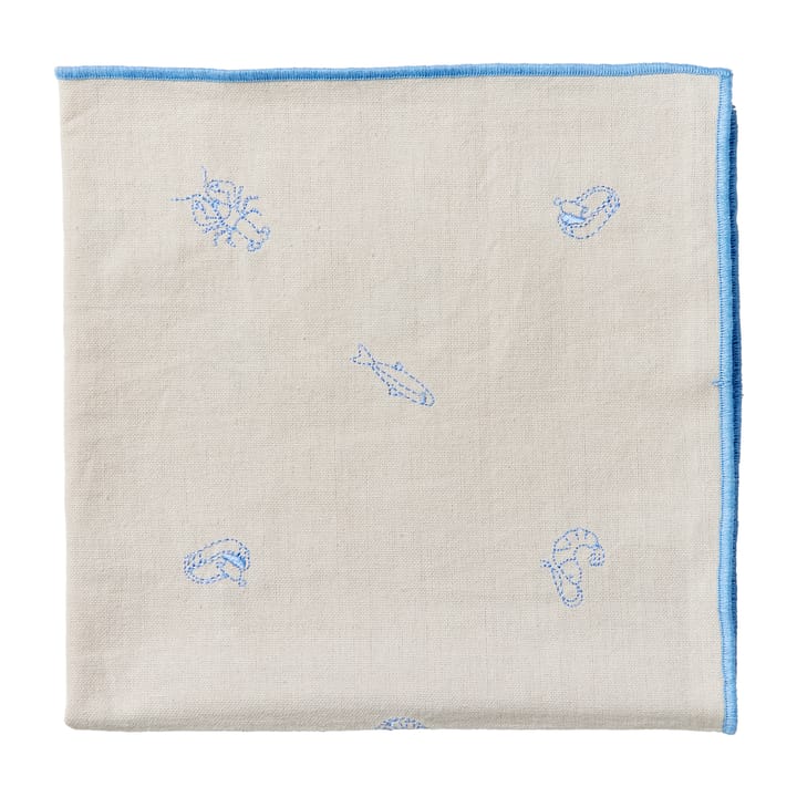 씨 패브릭 냅킨 45x45 cm - Serenity blue - Broste Copenhagen | 브로스테코펜하겐