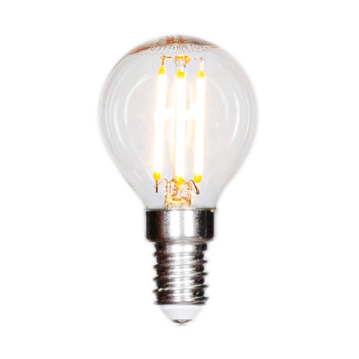 필라멘트 LED 글로브 전구 E14 4W 밝기 조절 지원 - Clear Ø4.5 cm - By Rydéns | 바이뤼덴스