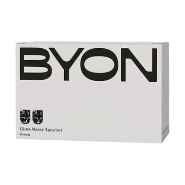 메시 글래스 30 cl 2개 세트 - Green - Byon | 바이온