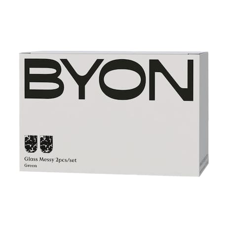 메시 글래스 30 cl 2개 세트, Green Byon | 바이온