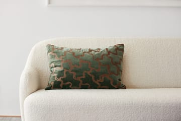 챈드 베개커버 40x60 cm - Forest green-cognac - Chhatwal & Jonsson | 샤트왈앤존슨