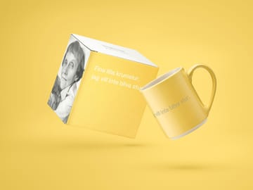 아스트리드 린드그렌 머그. fina lilla krumelur - Swedish text - Design House Stockholm | 디자인하우스스톡홀름