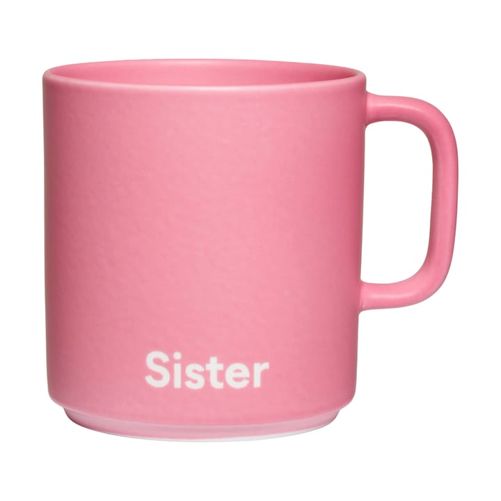 디자인레터스 VIP 페이보릿 손잡이 달린 컵 e 25 cl - Sister-pink - Design Letters | 디자인레터스