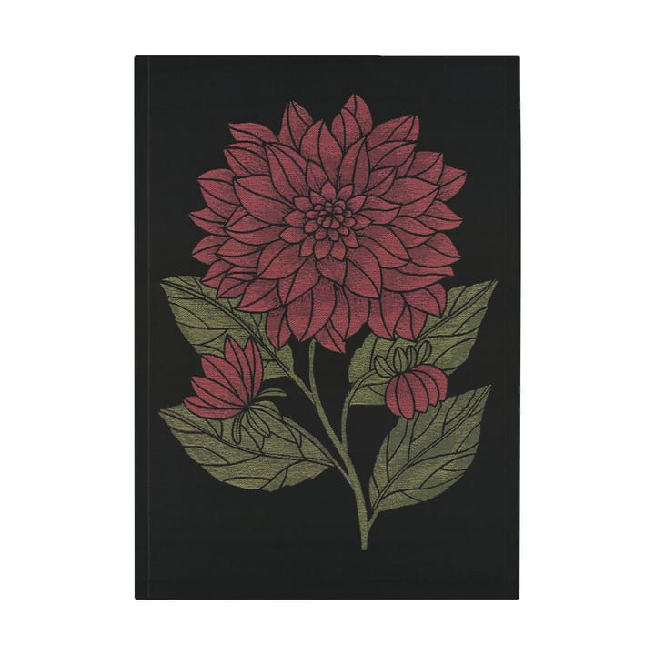 달리아 주방 타월 48x70 cm - Red-black-green - Ekelund Linneväveri | 에켈룬드 린네바베리