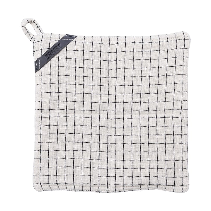 에른스트 팟 홀더 체크 25x25 cm - Checkered nature-black - ERNST | 에른스트