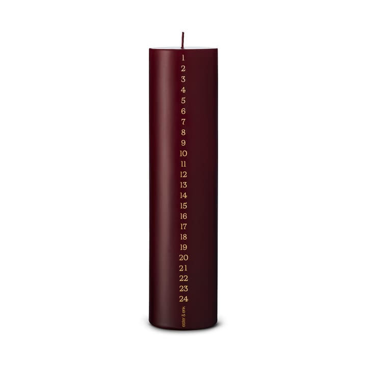 ester & erik 강림절 캔들 25 cm - 44/2 deep wine - Ester & erik | 에스터 & 에릭