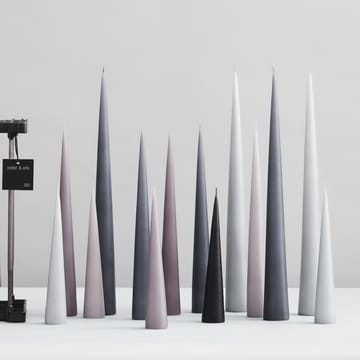 ester & erik 캔들 37 cm 2개 세트 매트 - dark grey 74 - ester & erik | 에스터 & 에릭