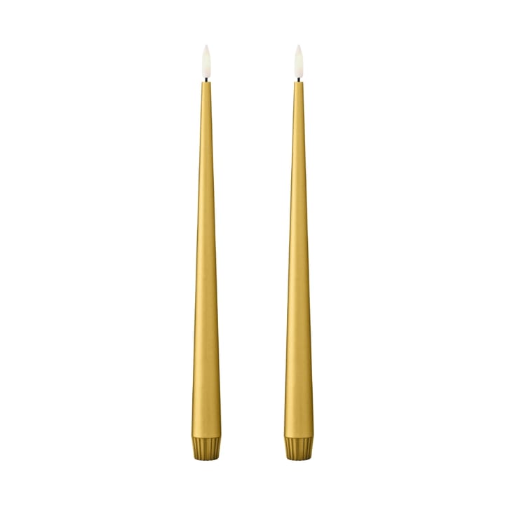 ester & erik 테이퍼 캔들 LED 30 cm 2개 세트, 90 Gold Metallic ester & erik | 에스터 & 에릭