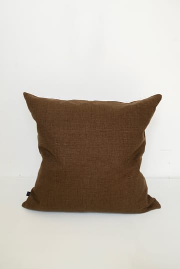 리브스 자수 쿠션 커버 48x48cm - Brown - Fine Little Day | 파인리틀데이