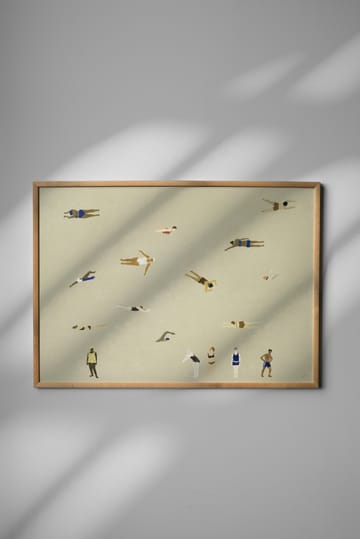 Swimmers 포스터 - Beige, 50x70 cm - Fine Little Day | 파인리틀데이