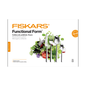 펑셔널 폼 cutlery smooth - 16 pieces - Fiskars | 피스카스